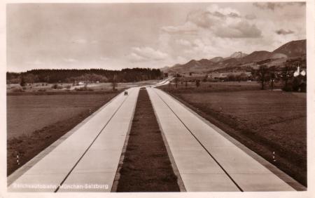 Reichsautobahn. Munchen-Salzburg