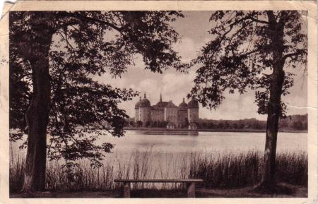 Jagdschloss Moritzburg Nr 3. Fernansic von Osten