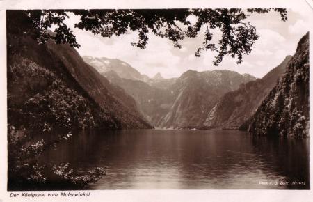 Der Konigssee vom Malerwinkel